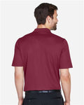Devon & Jones DG20 Men's CrownLux Performance Plaited Polo - Burgundy - model back
