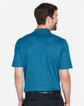 Devon & Jones DG20 Men's CrownLux Performance Plaited Polo - Dark Teal - model back