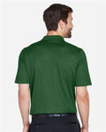 Devon & Jones DG20 Men's CrownLux Performance Plaited Polo - Forest - model back