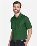 Devon & Jones DG20 Men's CrownLux Performance Plaited Polo - Forest - model side