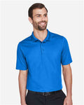 Devon & Jones DG20 Men's CrownLux Performance Plaited Polo - French Blue - model front