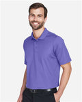 Devon & Jones DG20 Men's CrownLux Performance Plaited Polo - Grape - model side