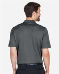 Devon & Jones DG20 Men's CrownLux Performance Plaited Polo - Graphite - model back