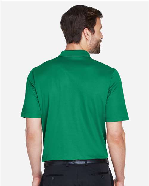 Devon & Jones DG20 Men's CrownLux Performance Plaited Polo - Kelly Green - model back