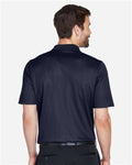 Devon & Jones DG20 Men's CrownLux Performance Plaited Polo - Navy - model back