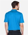 Devon & Jones DG20 Men's CrownLux Performance Plaited Polo - Ocean Blue - model back