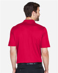 Devon & Jones DG20 Men's CrownLux Performance Plaited Polo - Red - model back
