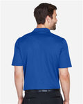 Devon & Jones DG20 Men's CrownLux Performance Plaited Polo - True Royal - model back