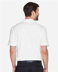 Devon & Jones DG20 Men's CrownLux Performance Plaited Polo - White - model back