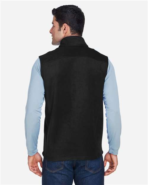 Core 365 88191 Men's Journey Fleece Vest - Black - model back