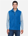 Core 365 88191 Men's Journey Fleece Vest - True Royal - model front