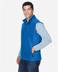 Core 365 88191 Men's Journey Fleece Vest - True Royal - model side