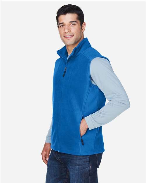 Core 365 88191 Men's Journey Fleece Vest - True Royal - model side
