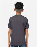 Core 365 CE10Y Youth Capital Performance T-Shirt - Carbon - model back