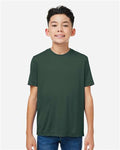 Core 365 CE10Y Youth Capital Performance T-Shirt - Forest - model front