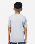 Core 365 CE10Y Youth Capital Performance T-Shirt - Platinum - model back