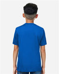 Core 365 CE10Y Youth Capital Performance T-Shirt - True Royal - model back