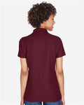 Devon & Jones DG150W Women's DRYTEC20 Performance Polo - Burgundy - model back