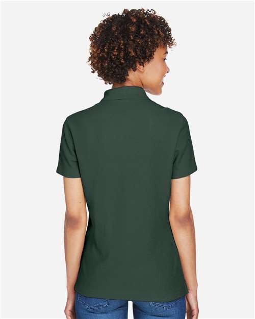 Devon & Jones DG150W Women's DRYTEC20 Performance Polo - Forest - model back