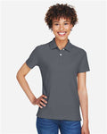 Devon & Jones DG150W Women's DRYTEC20 Performance Polo - Graphite - model front