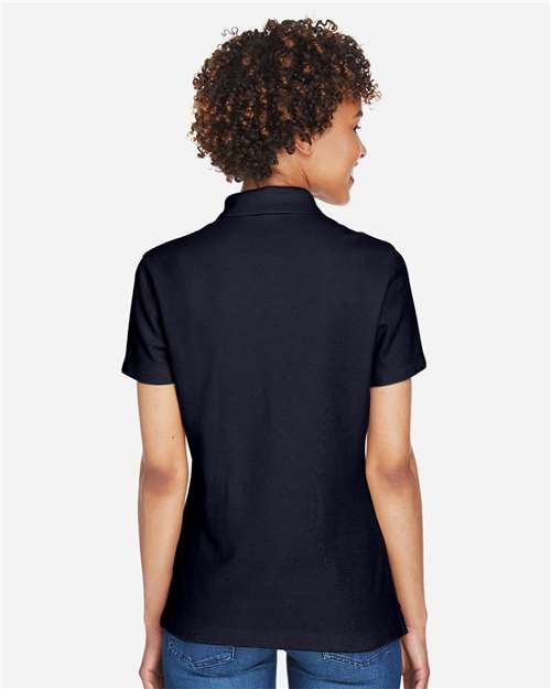 Devon & Jones DG150W Women's DRYTEC20 Performance Polo - Navy - model back