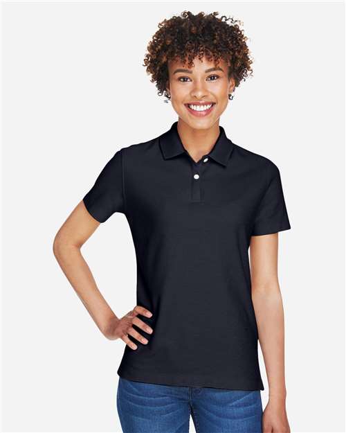 Devon & Jones DG150W Women's DRYTEC20 Performance Polo - Navy - model front