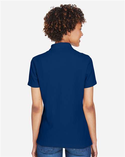 Devon & Jones DG150W Women's DRYTEC20 Performance Polo - True Royal - model back