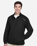 Core 365 88183 Men's Techno Lite Motivate Unlined Lightweight Jacket - Black - model side