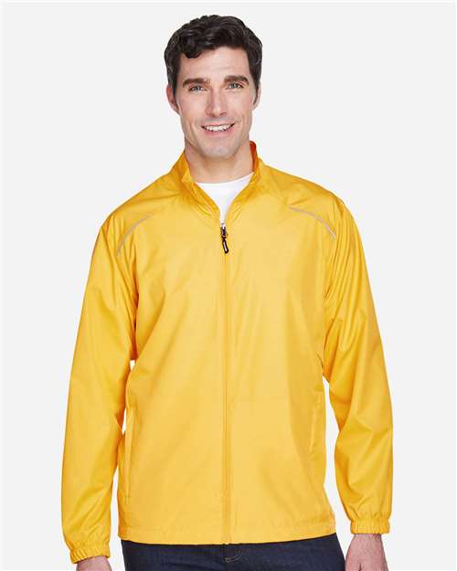 Core 365 88183 Men's Techno Lite Motivate Unlined Lightweight Jacket - Campus Gold - model front
