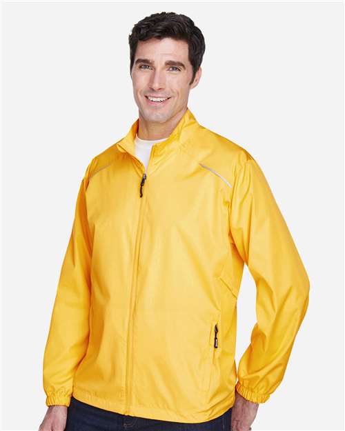 Core 365 88183 Men's Techno Lite Motivate Unlined Lightweight Jacket - Campus Gold - model side