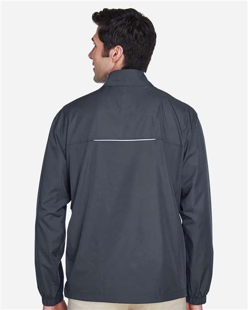 Core 365 88183 Men's Techno Lite Motivate Unlined Lightweight Jacket - Carbon - model back