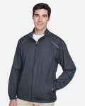 Core 365 88183 Men's Techno Lite Motivate Unlined Lightweight Jacket - Carbon - model side