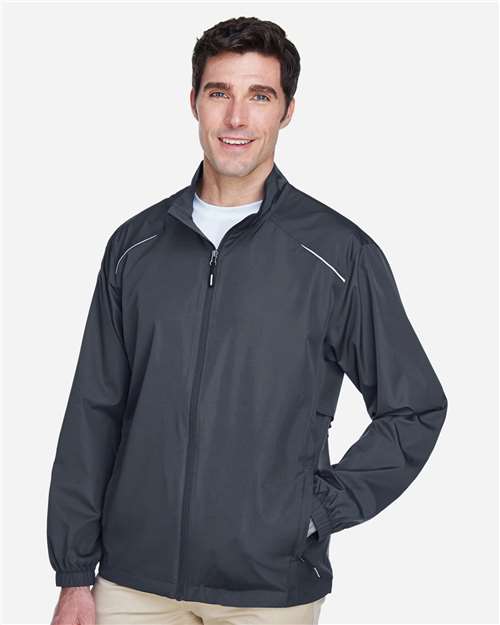 Core 365 88183 Men's Techno Lite Motivate Unlined Lightweight Jacket - Carbon - model side