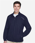 Core 365 88183 Men's Techno Lite Motivate Unlined Lightweight Jacket - Classic Navy - model side