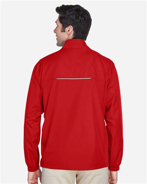 Core 365 88183 Men's Techno Lite Motivate Unlined Lightweight Jacket - Classic Red - model back
