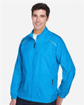 Core 365 88183 Men's Techno Lite Motivate Unlined Lightweight Jacket - Electric Blue - model side