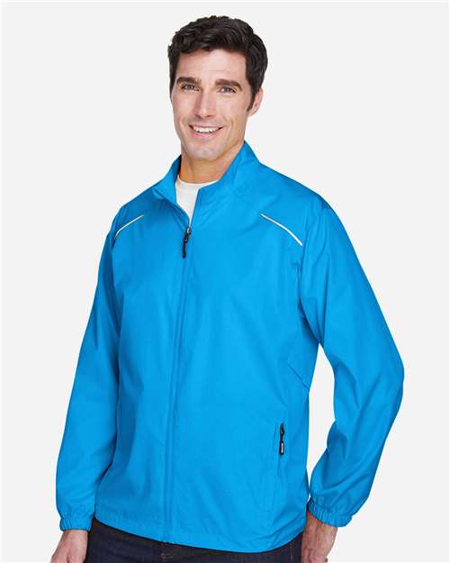 Core 365 88183 Men's Techno Lite Motivate Unlined Lightweight Jacket - Electric Blue - model side