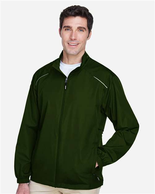 Core 365 88183 Men's Techno Lite Motivate Unlined Lightweight Jacket - Forest - model side