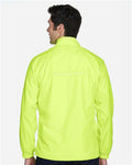 Core 365 88183 Men's Techno Lite Motivate Unlined Lightweight Jacket - Safety Yellow - model back