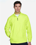 Core 365 88183 Men's Techno Lite Motivate Unlined Lightweight Jacket - Safety Yellow - model front