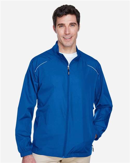 Core 365 88183 Men's Techno Lite Motivate Unlined Lightweight Jacket - True Royal - model front