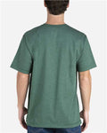 Berne Apparel BSM38 Men's Lightweight Performance Pocket T-Shirt - Pine - model back