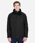Core 365 88205 Men's Region 3-in-1 Jacket with Fleece Liner - Black - model front