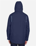 Core 365 88205 Men's Region 3-in-1 Jacket with Fleece Liner - Classic Navy - model back