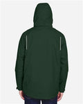 Core 365 88205 Men's Region 3-in-1 Jacket with Fleece Liner - Forest - model back