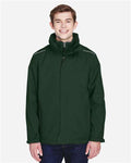 Core 365 88205 Men's Region 3-in-1 Jacket with Fleece Liner - Forest - model front