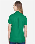Devon & Jones DG20W Women's CrownLux Performance Plaited Polo - Kelly Green - model back