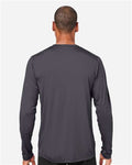 Core 365 CE10L Unisex Capital Long Sleeve Performance T-Shirt - Carbon - model back