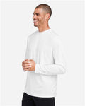 Core 365 CE10L Unisex Capital Long Sleeve Performance T-Shirt - White - model side