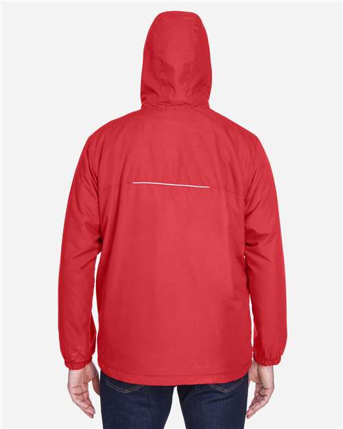 Core 365 88189 Men's Brisk Insulated Jacket - Classic Red - model back